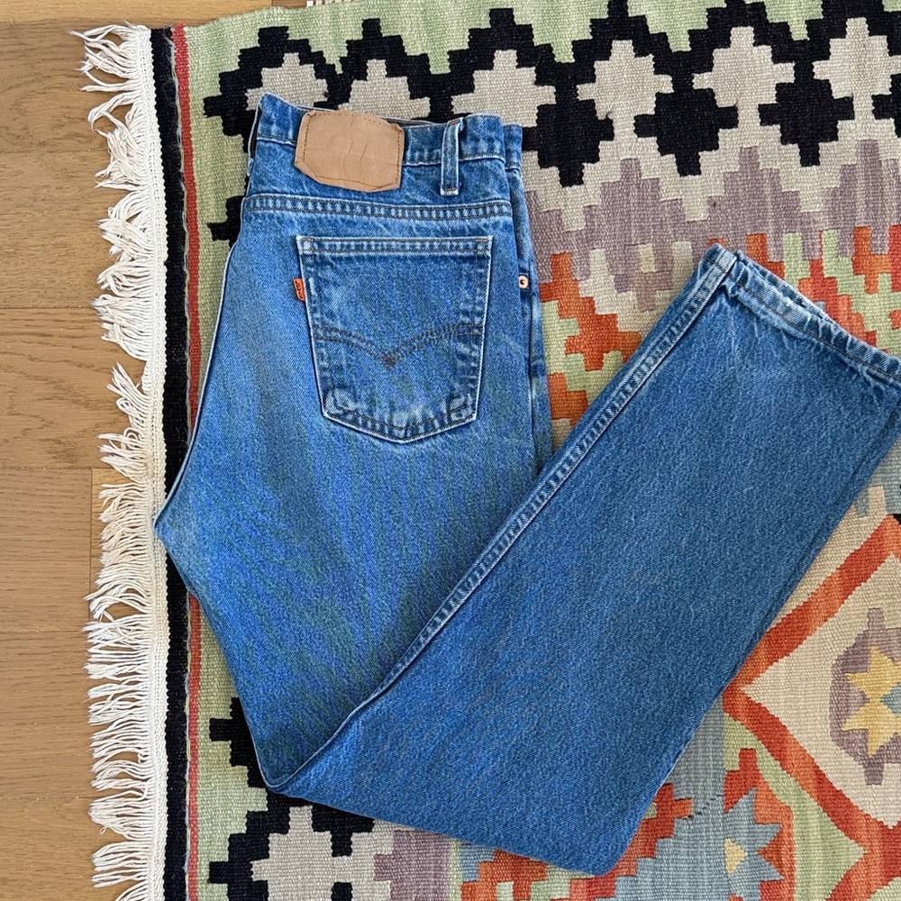 Levi's Vintage 505 Orange Tab Straight Jeans